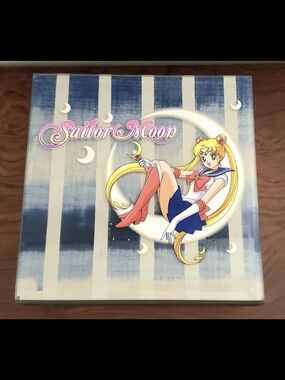 Beautiful Blue & Silver Sailor Moon Mirrored Jewelry Box Organizer Custom Design